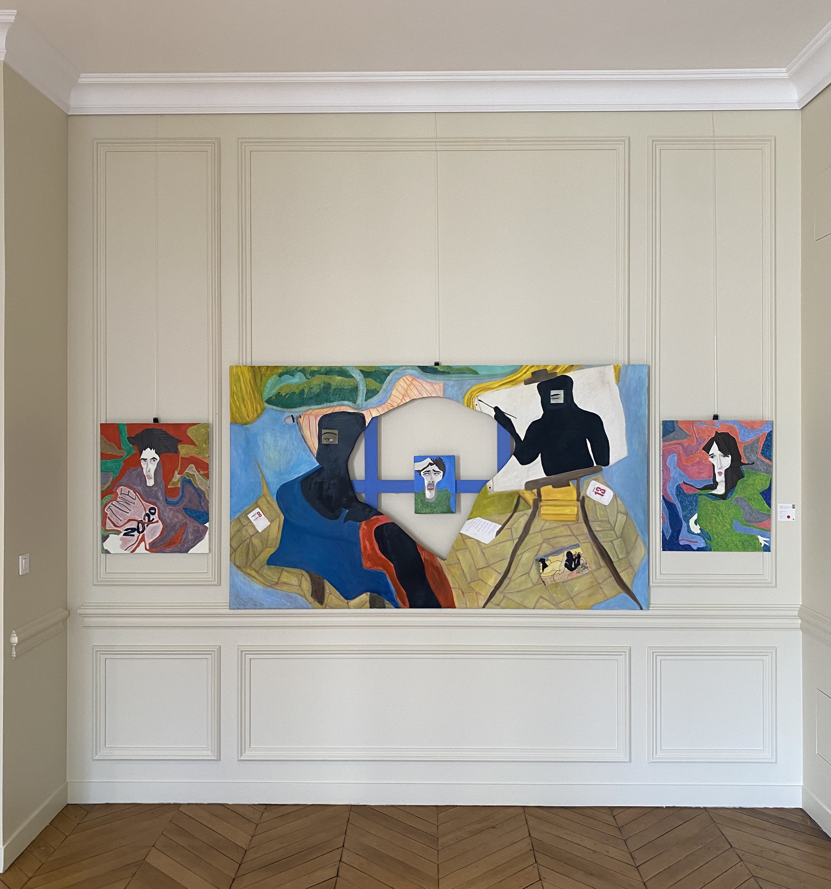 Aurora exhibition installation view at Mayfly Gallery Paris - Piero Montezaro